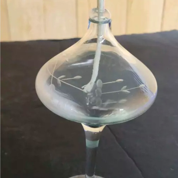 Princess House Heritage #416 Crystal Oil Lamp w/Wic Made in Romania - Picture 6 of 6